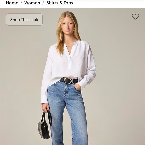 J. Crew Cabana Top Linen - Picture 3 of 4